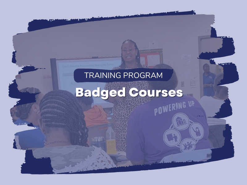 Badged Courses training events